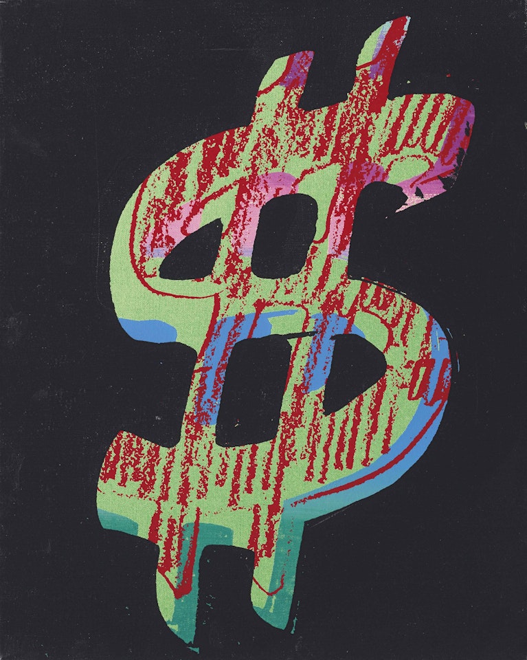 Dollar Sign by Andy Warhol