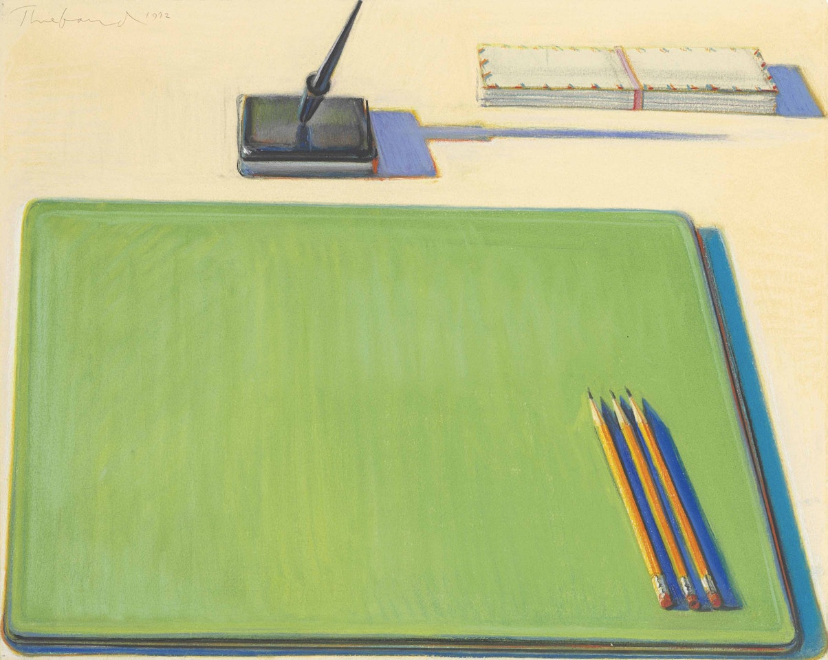 Desk Set by Wayne Thiebaud