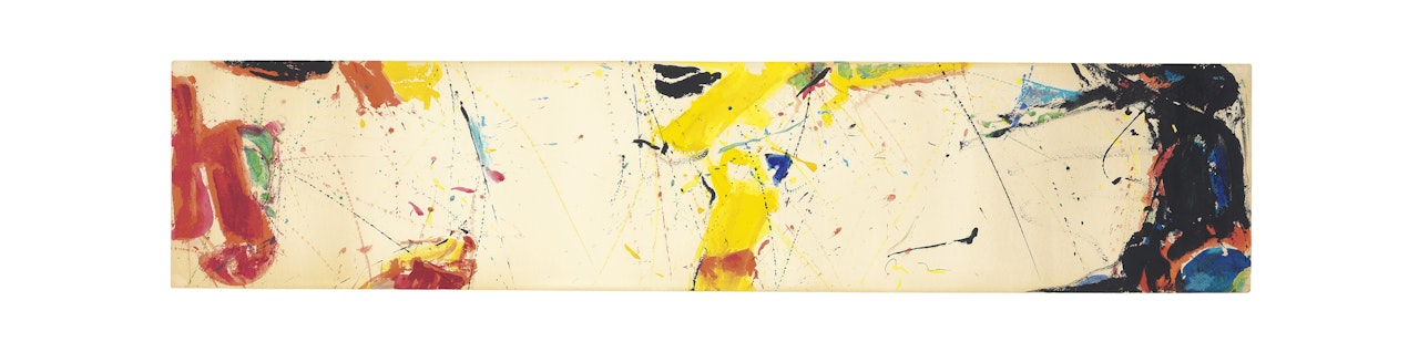 Sketch for Chase Manhattan Bank Mural by Sam Francis