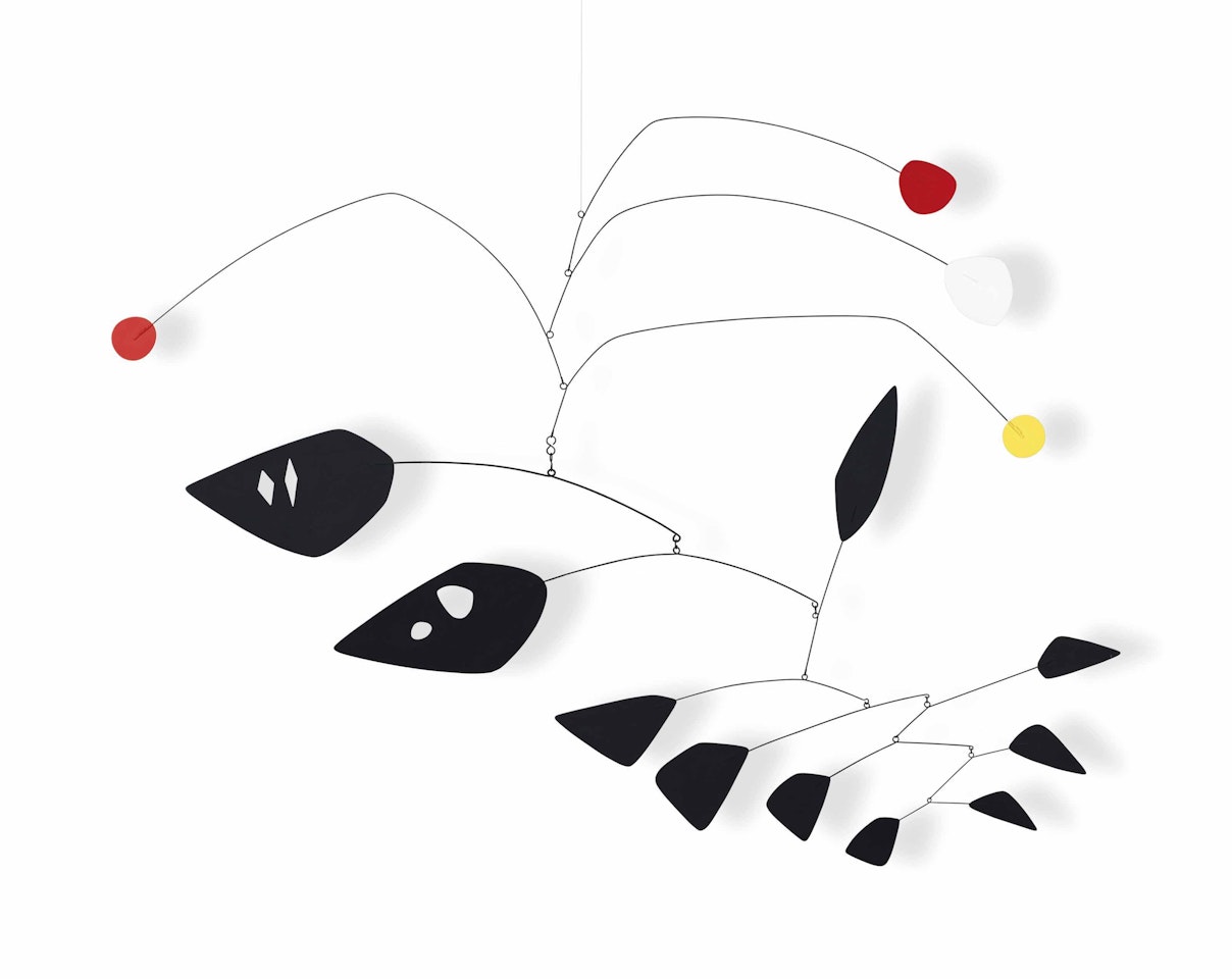 Four Above Ten Blacks by Alexander Calder