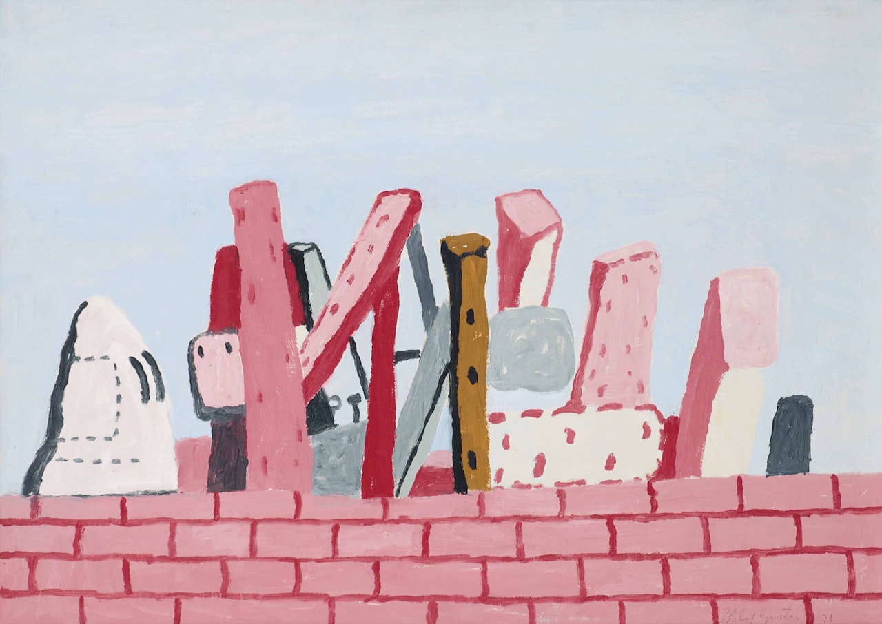 Untitled (Wall) by Philip Guston
