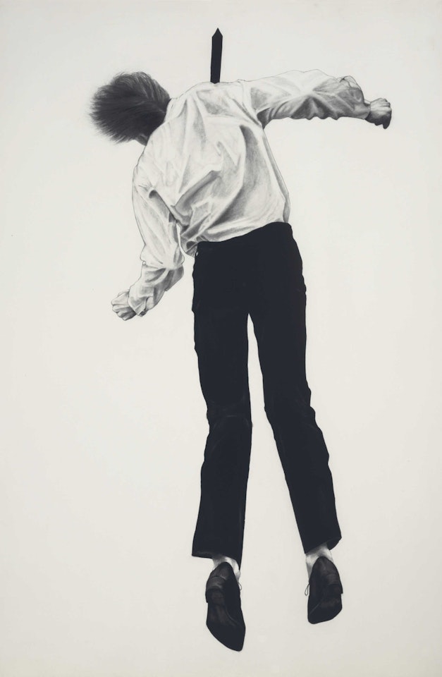 Untitled (from Men Trapped In Ice series) by Robert Longo