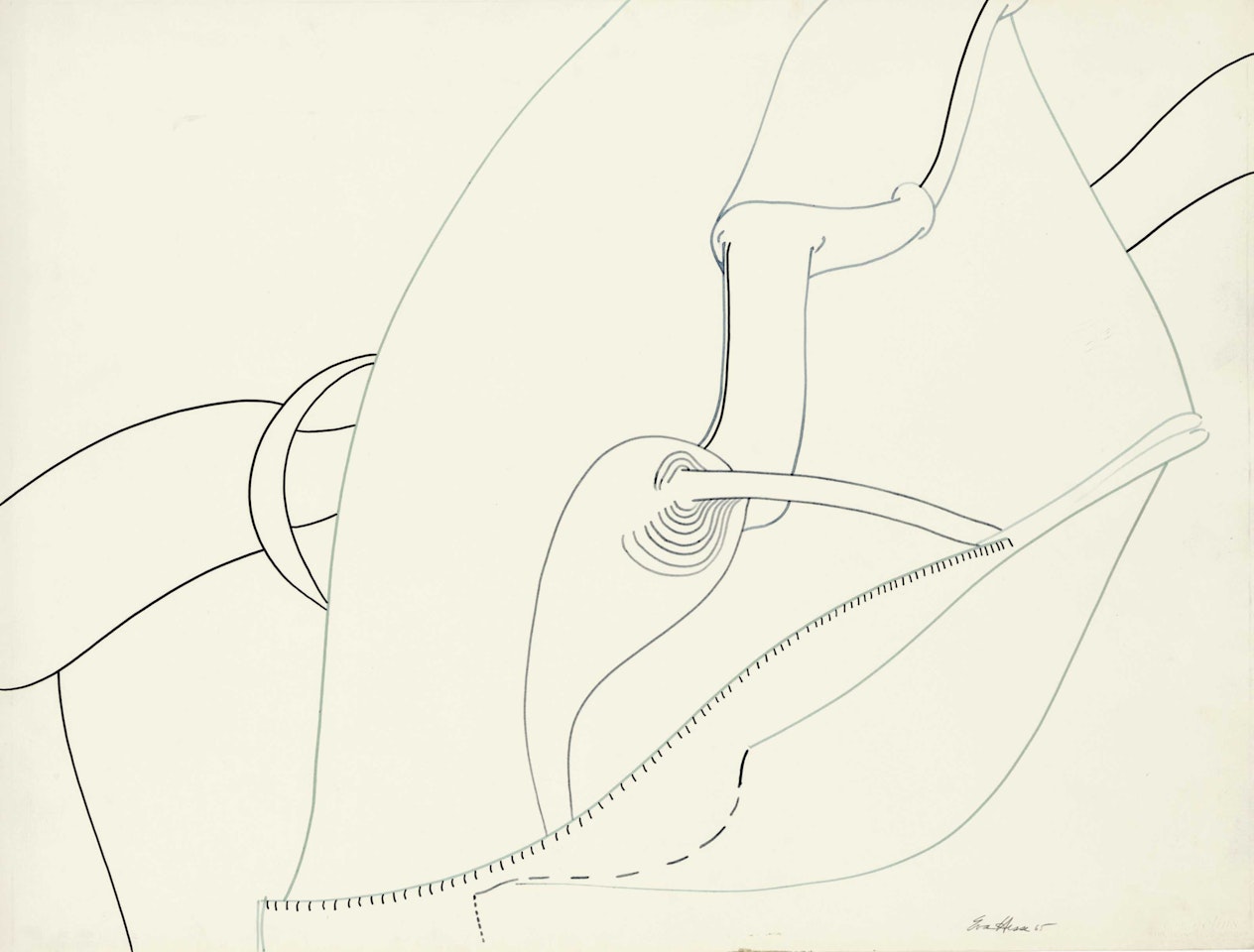 No title by Eva Hesse