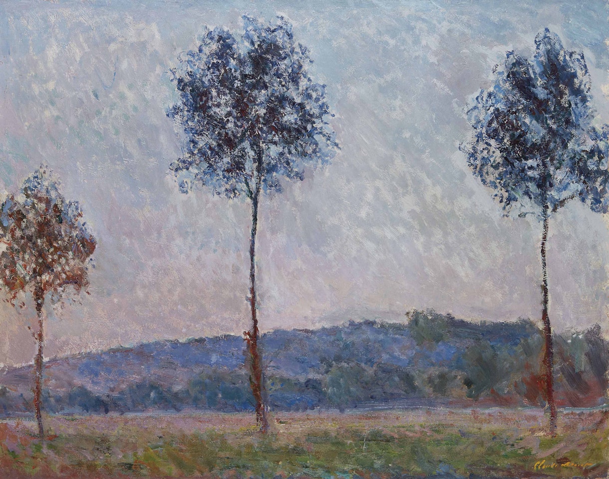 Trois arbres à Giverny (Peupliers) by Claude Monet