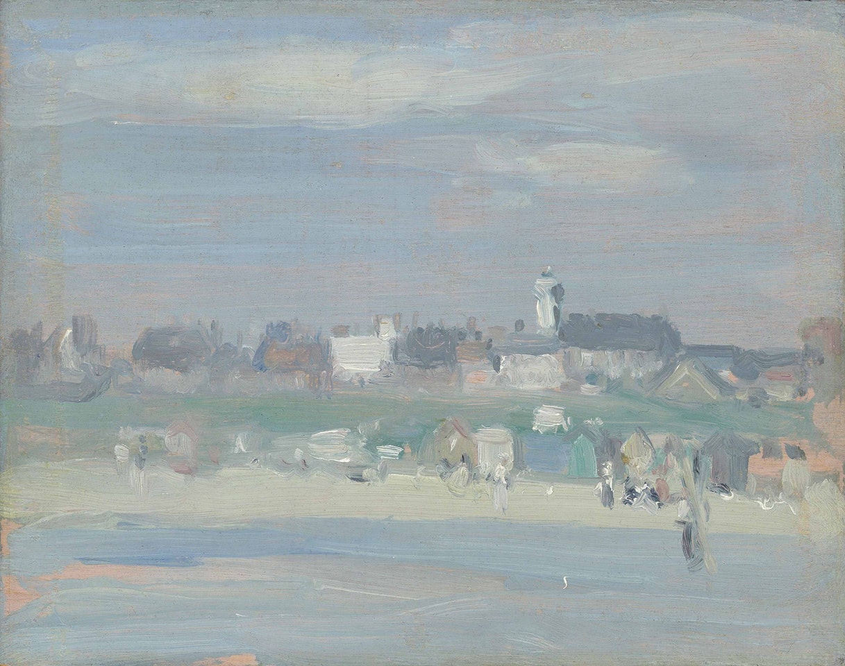 Étaples from the beach by John Duncan Fergusson