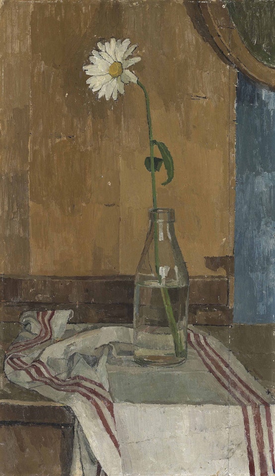 Daisy in a Milk Bottle by Euan Uglow