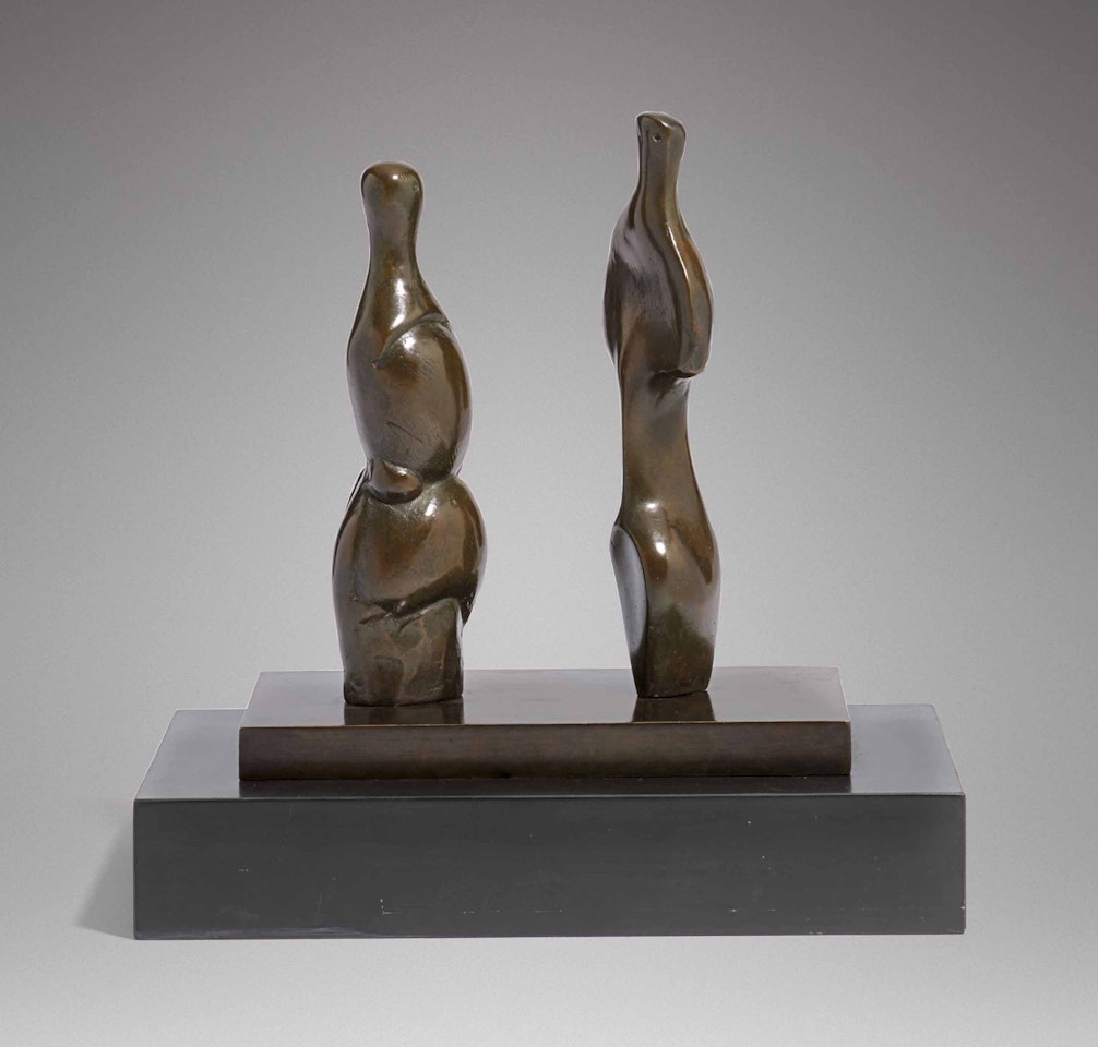 Two Tall Forms by Henry Moore