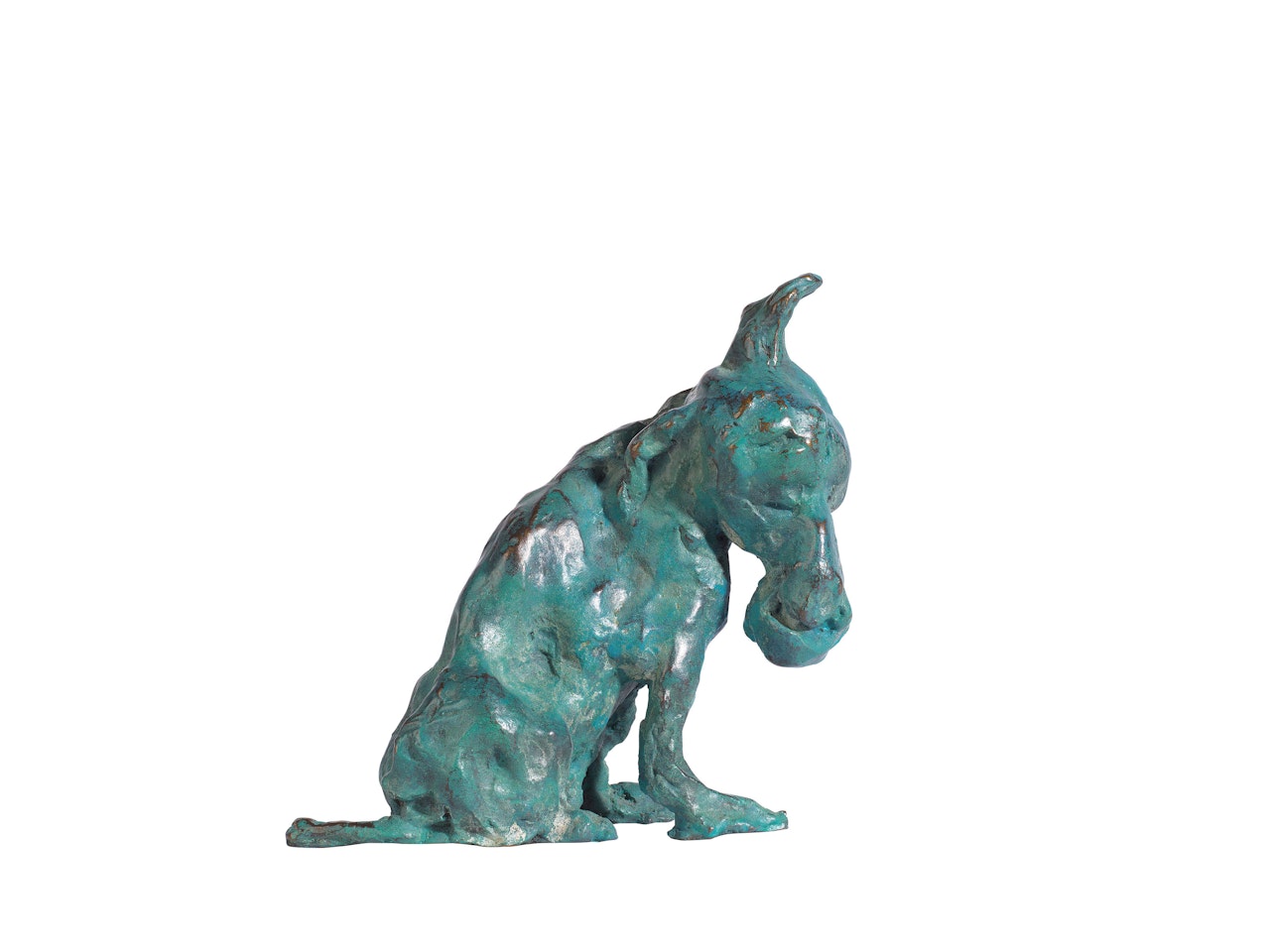 Green Dog by Zhou Chunya