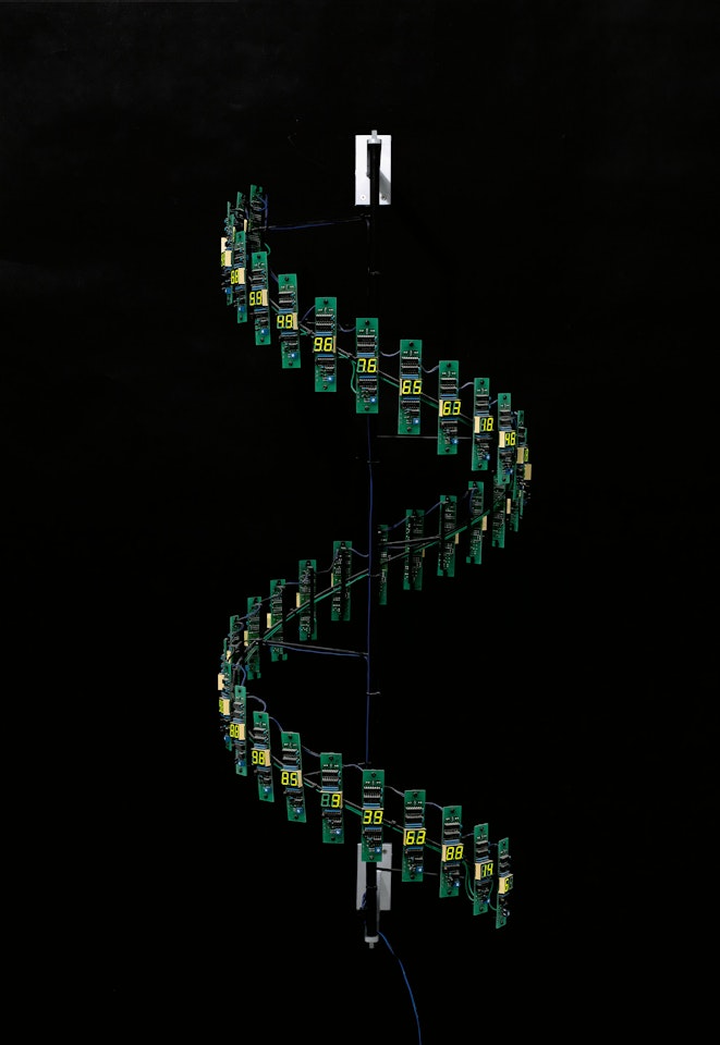 Counter Spiral No. 7 by Tatsuo Miyajima