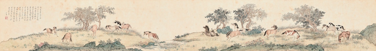 Horses by Pu Ru