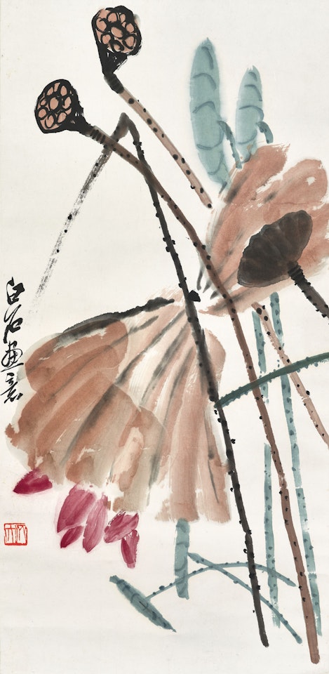 Lotus by Qi Baishi