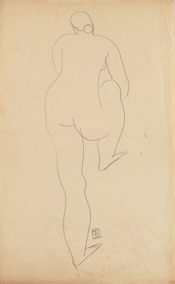 Standing Nude by Sanyu