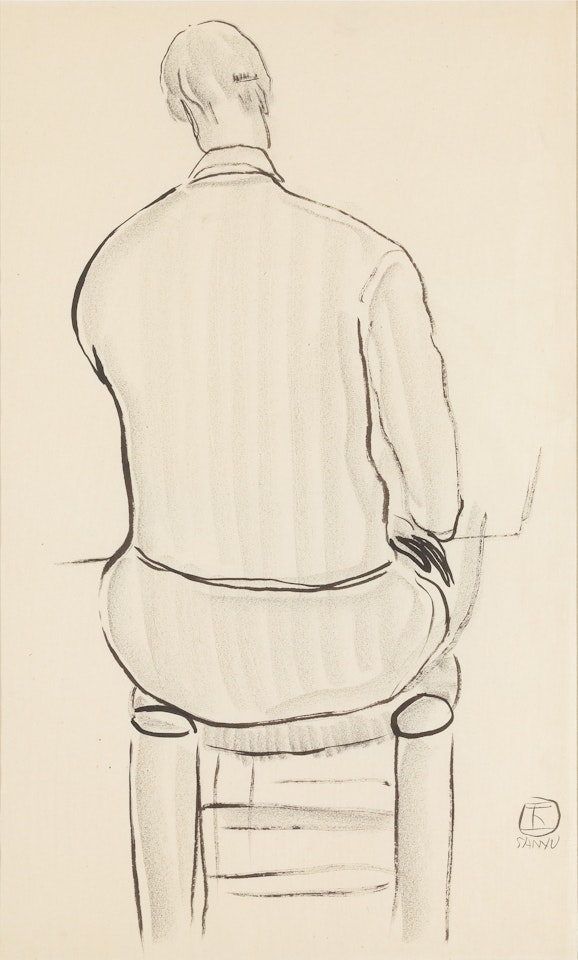Seated Man by Sanyu