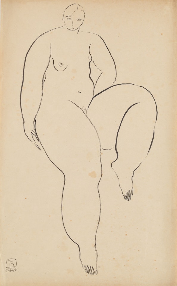 Seated Nude by Sanyu