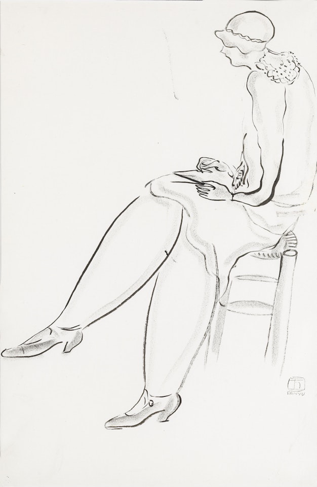 Seated Woman by Sanyu