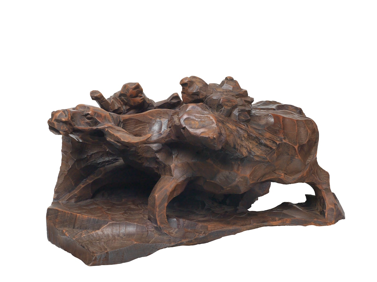 Shepherd and Cattle by Ju Ming