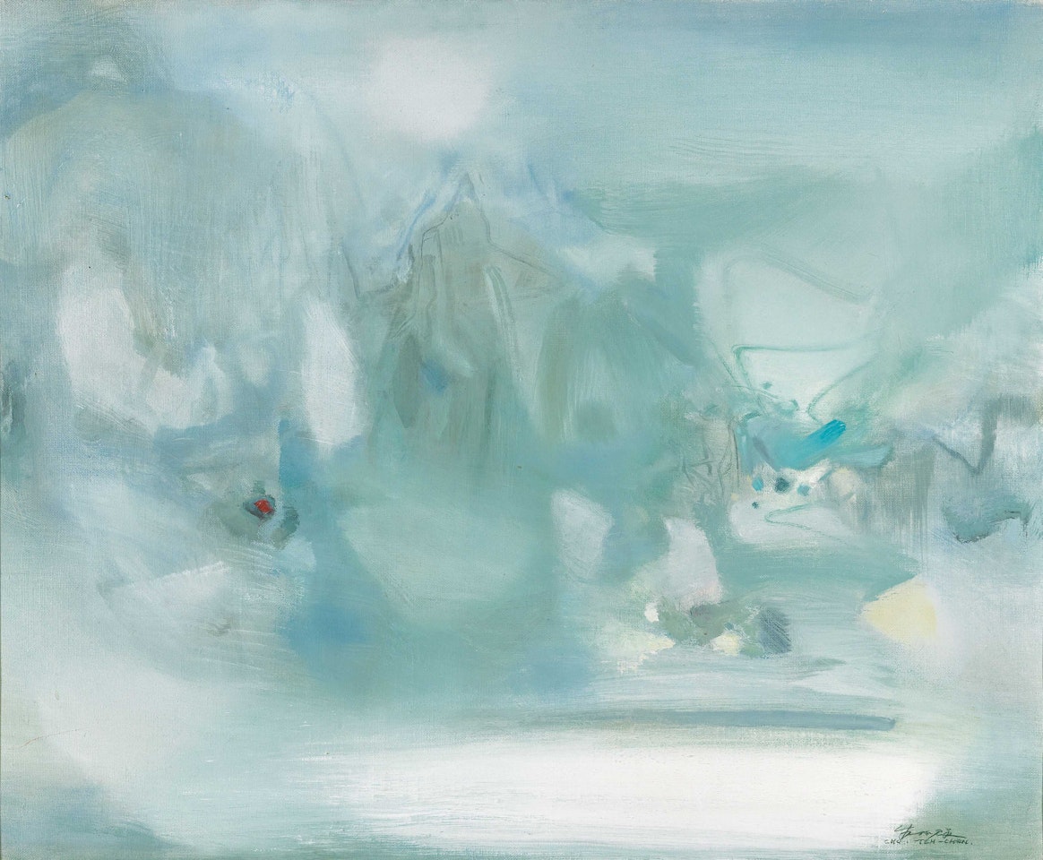 L'azur de L'espace (Azure Infinity) by Chu Teh-Chun