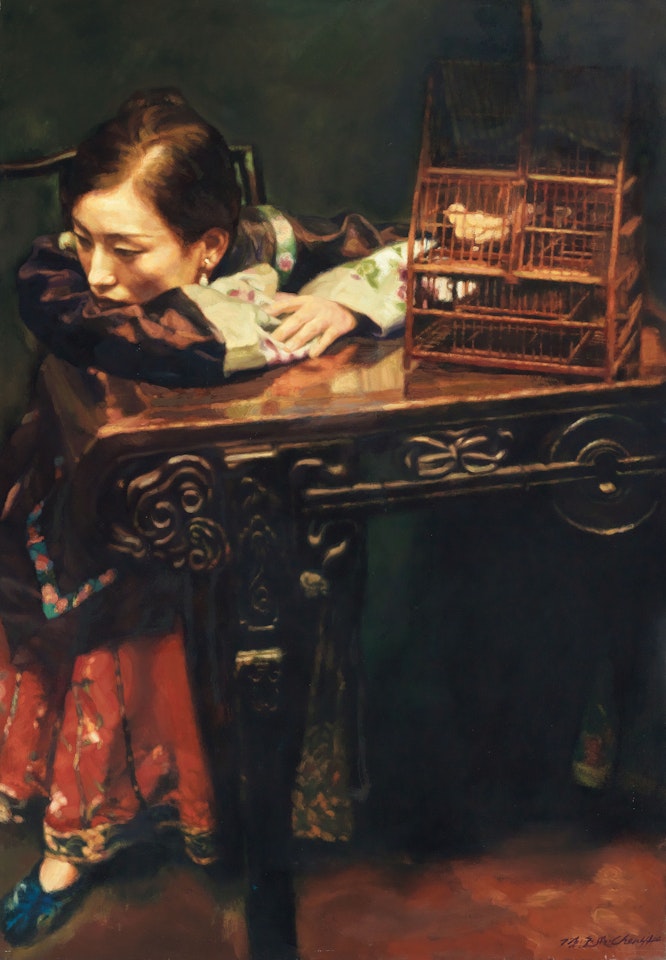 Encaged Thoughts by Chen Yifei