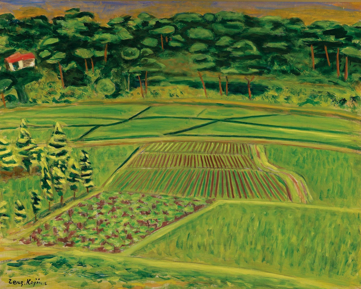 Ricefields in Spring by Zenzaburo Kojima
