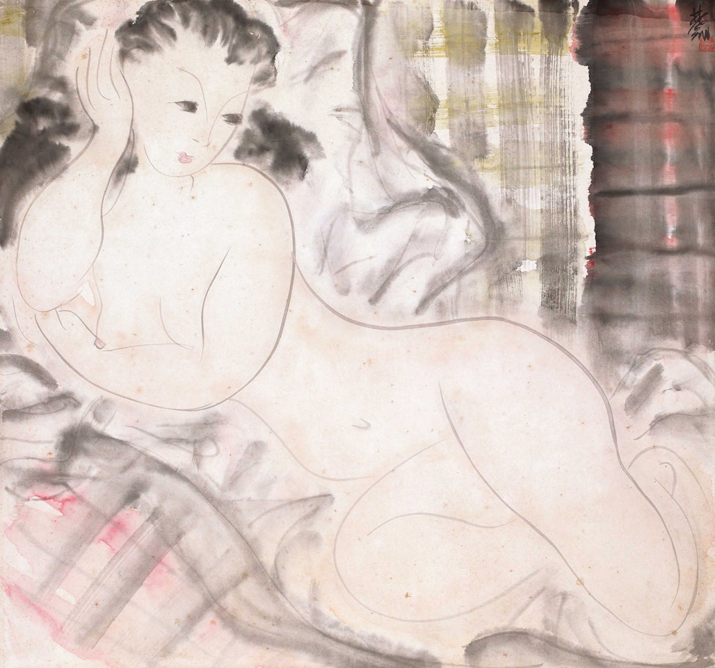 Nude by Lin Fengmian