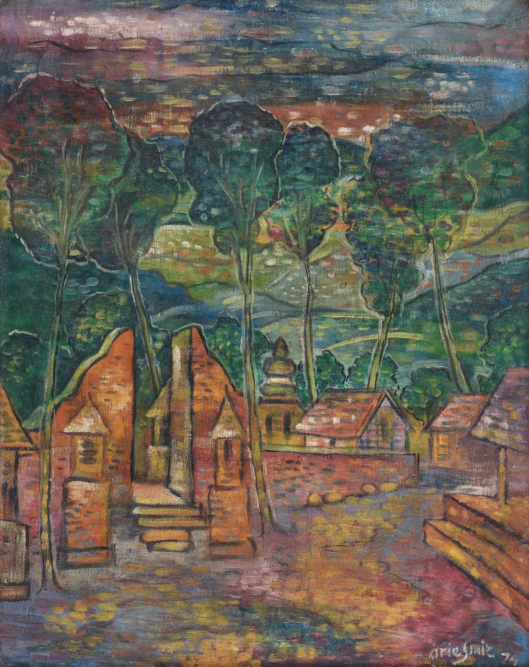 Temple in the Forest by Arie Smit