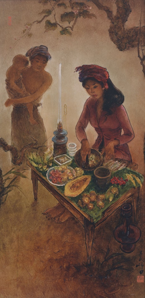 Rojak Seller by Lee Man Fong