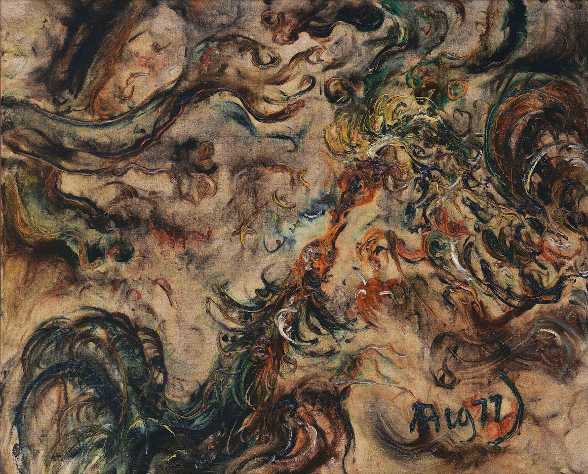 Cockfight by Affandi