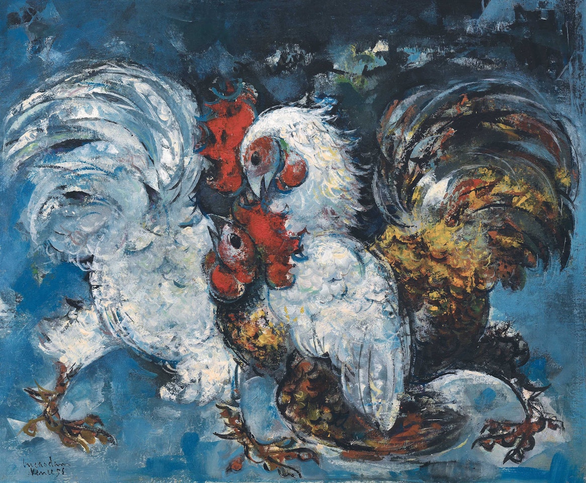 Cockfight by Vu Cao Dam