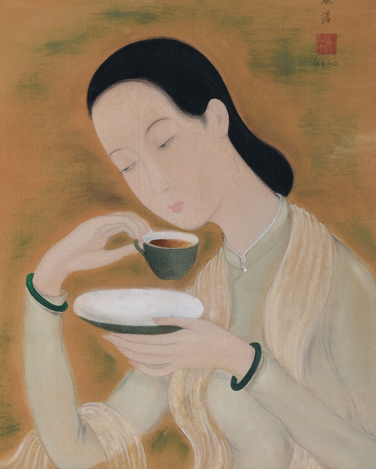 Femme à la Tasse de Thé (Lady with a Teacup) by Le Pho