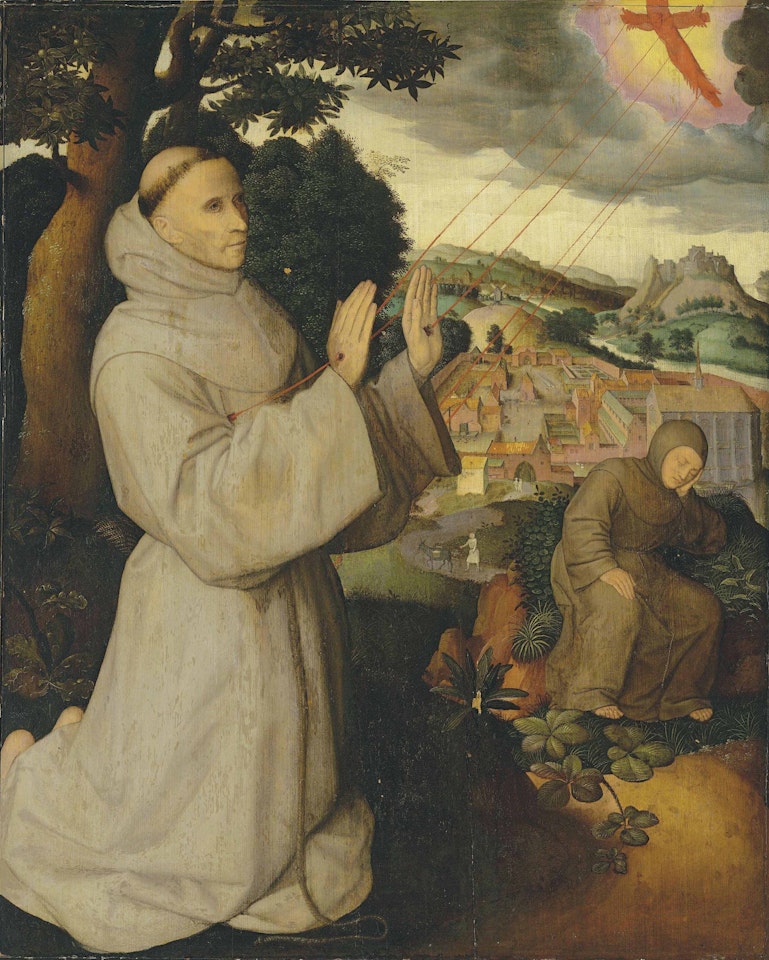 Saint Francis receiving the Stigmata by Netherlandish School
