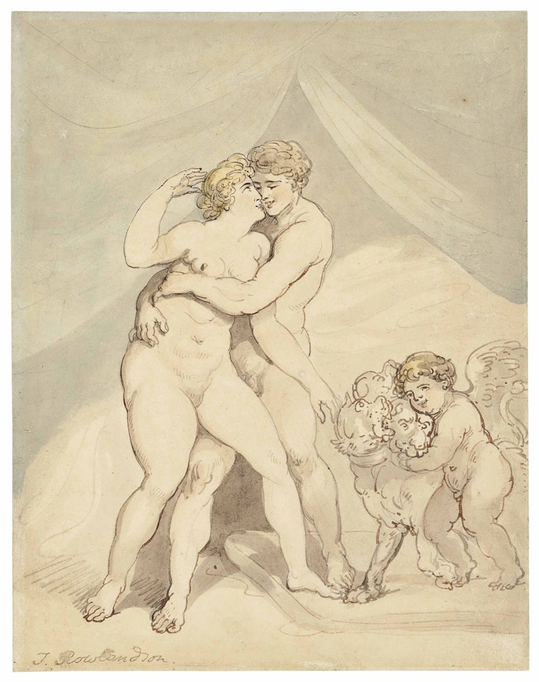 Orpheus and Eurydice by Thomas Rowlandson