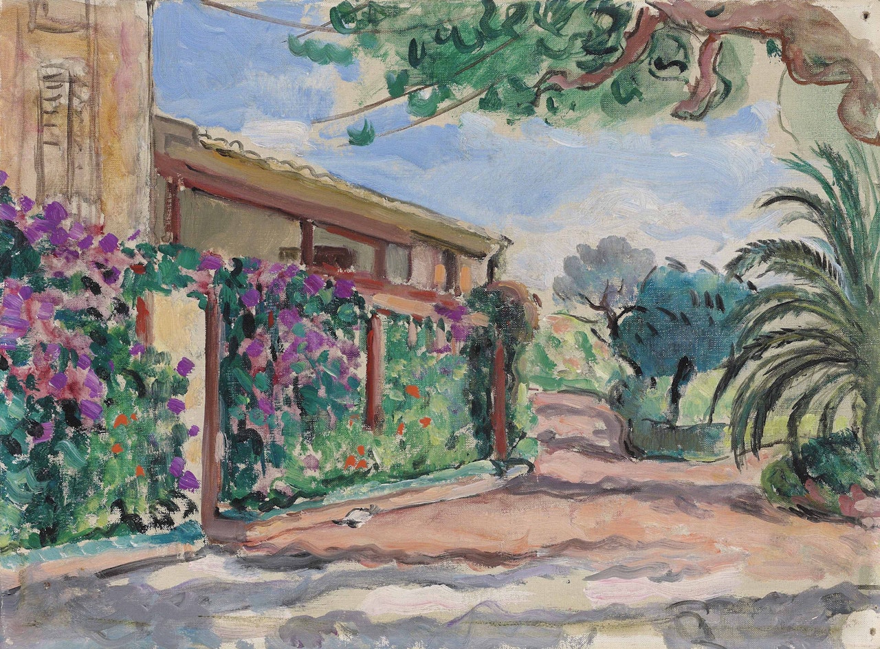 Le jardin au Cannet by Henri Lebasque