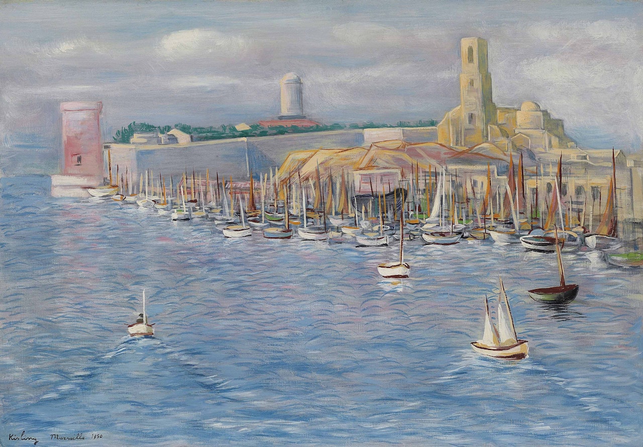 Port de carénage de Marseille by Moïse Kisling