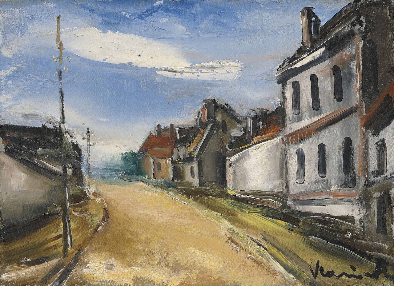 Rue de Village by Maurice de Vlaminck