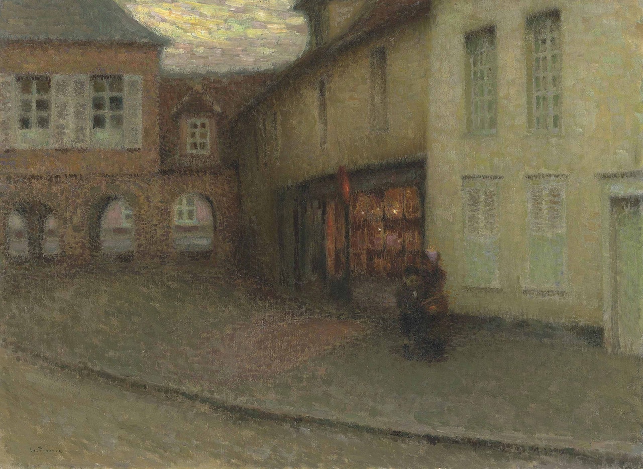 La petite boutique, Gerberoy by Henri Le Sidaner
