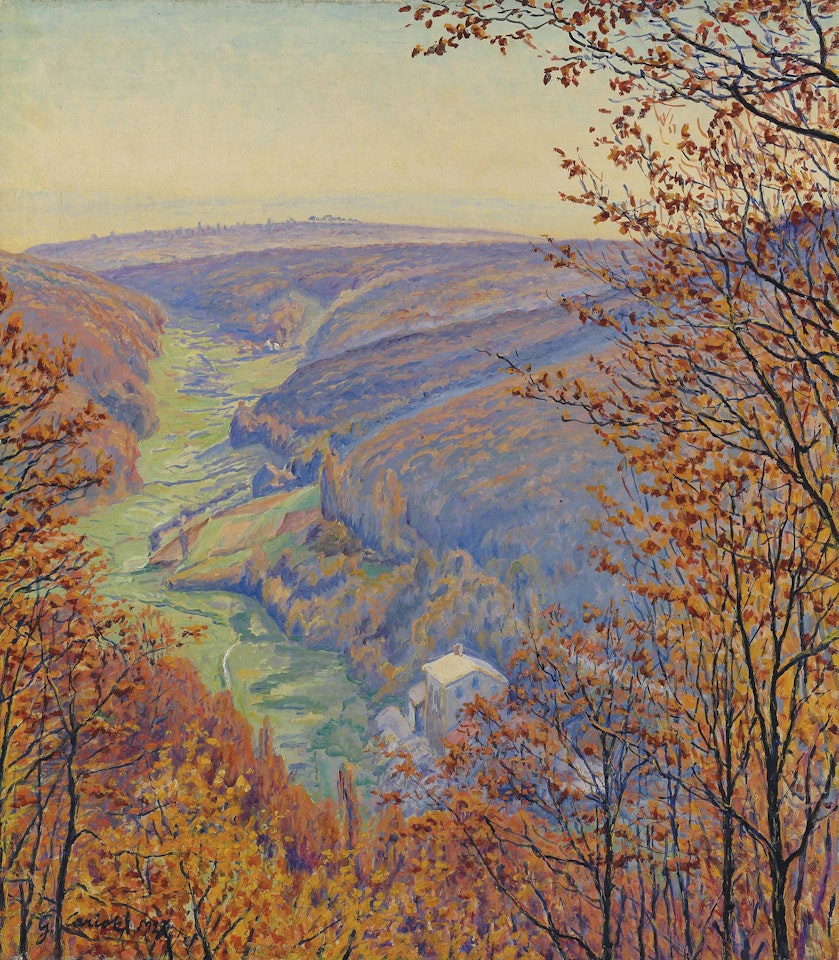 La vallée by Gustave Cariot