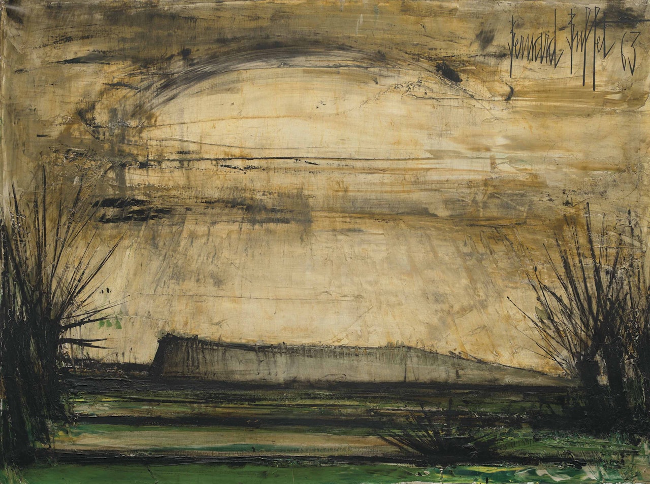La falaise by Bernard Buffet