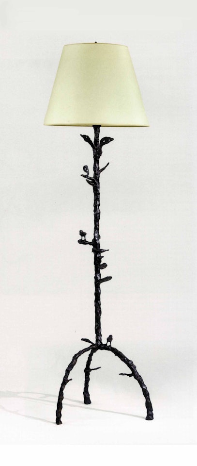 Lampadaire aux trois oiseaux by Diego Giacometti
