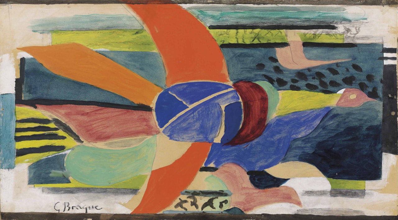 L'oiseau de feu by Georges Braque