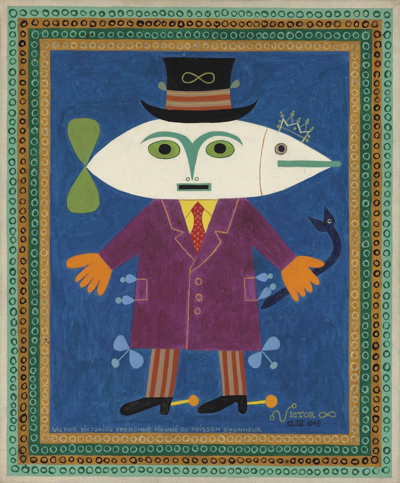Victor Victorios eperonné figuré du poisson d'honneur by Victor Brauner