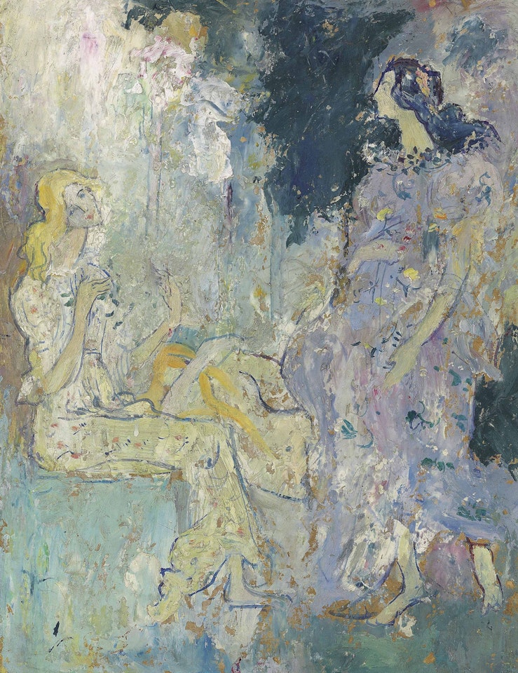 La conversation by Pierre Bonnard