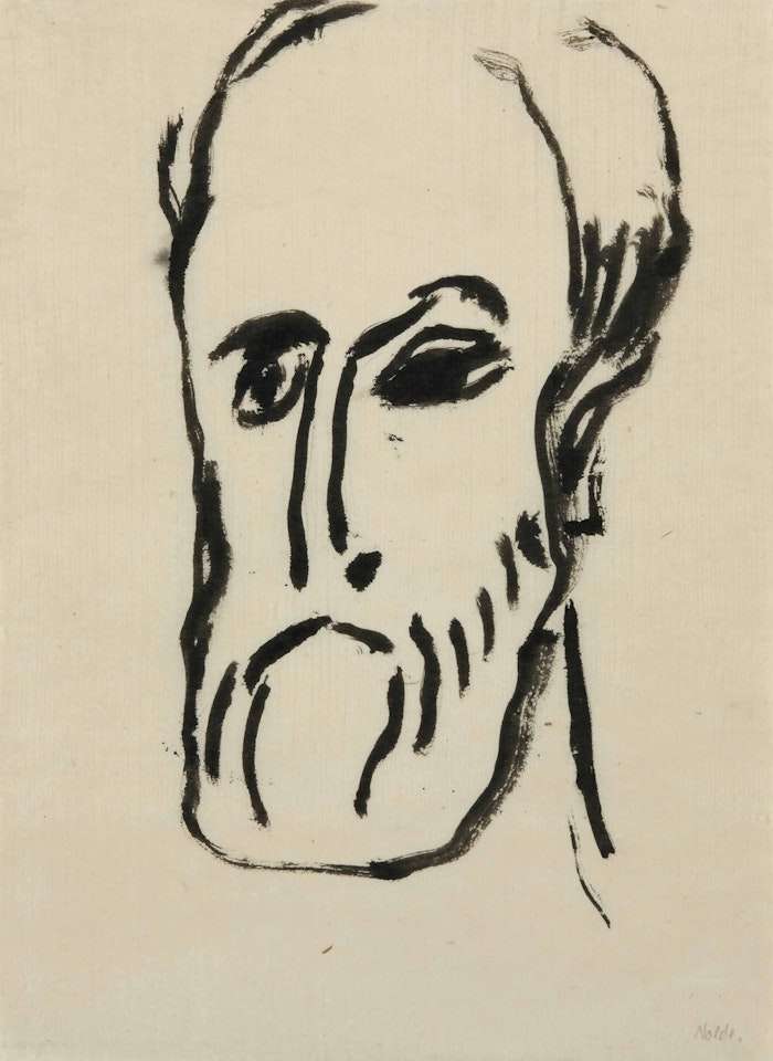 Apostelkopf by Emil Nolde