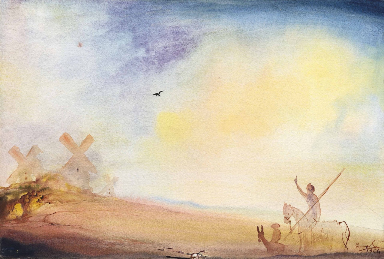 Don Quichotte by Salvador Dali