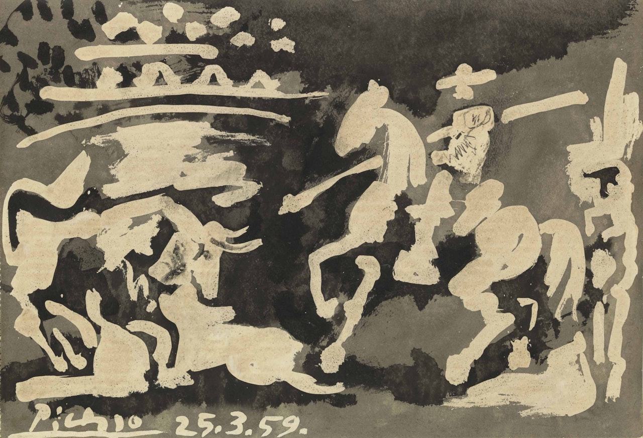 Scène de tauromachie by Pablo Picasso