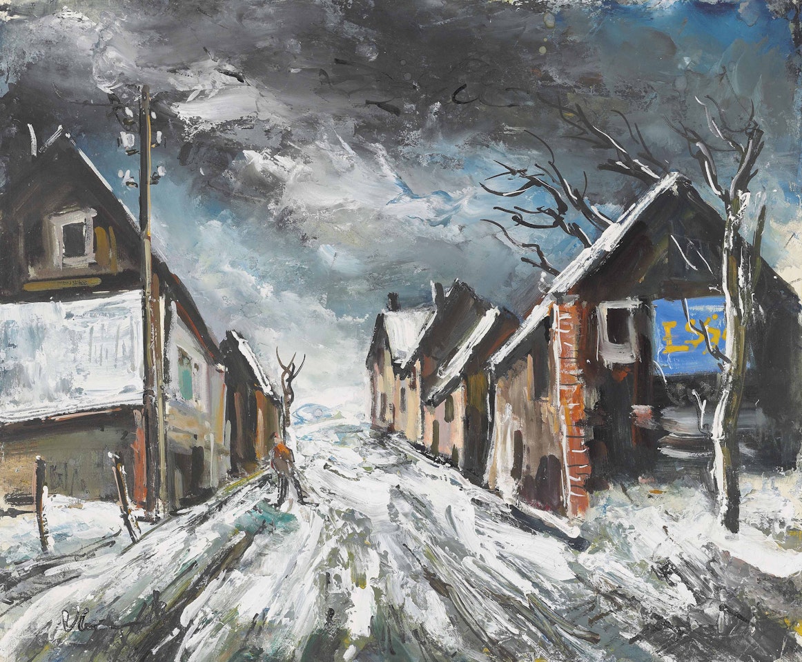 Rue de neige by Maurice de Vlaminck