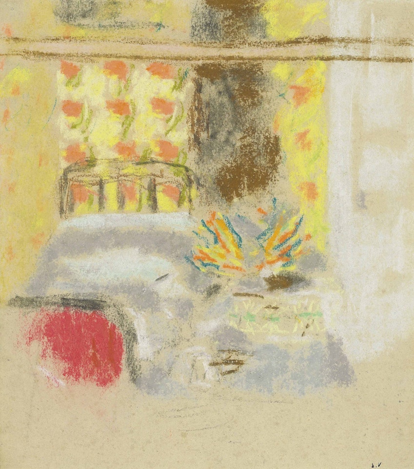 Le lit de la grand-mère by Édouard Vuillard