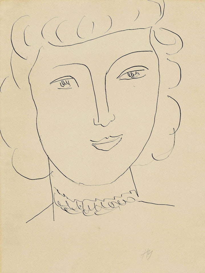 Tête de jeune fille by Henri Matisse