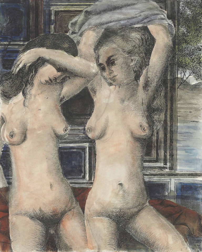 Les amies by Paul Delvaux