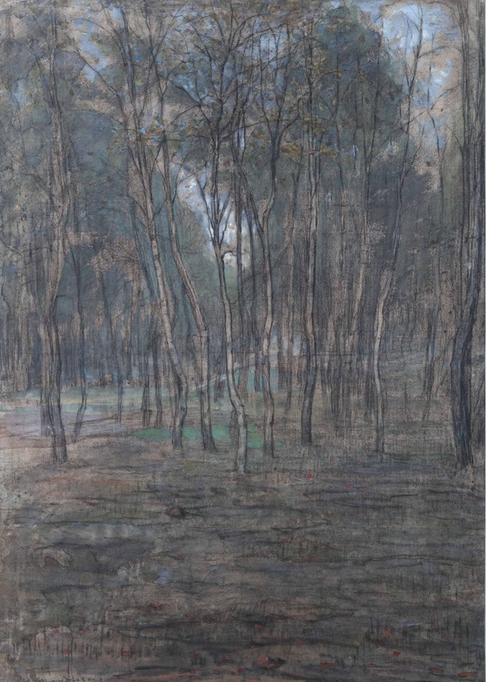 Berkenbosje (Small Birch Forest) by Piet Mondrian