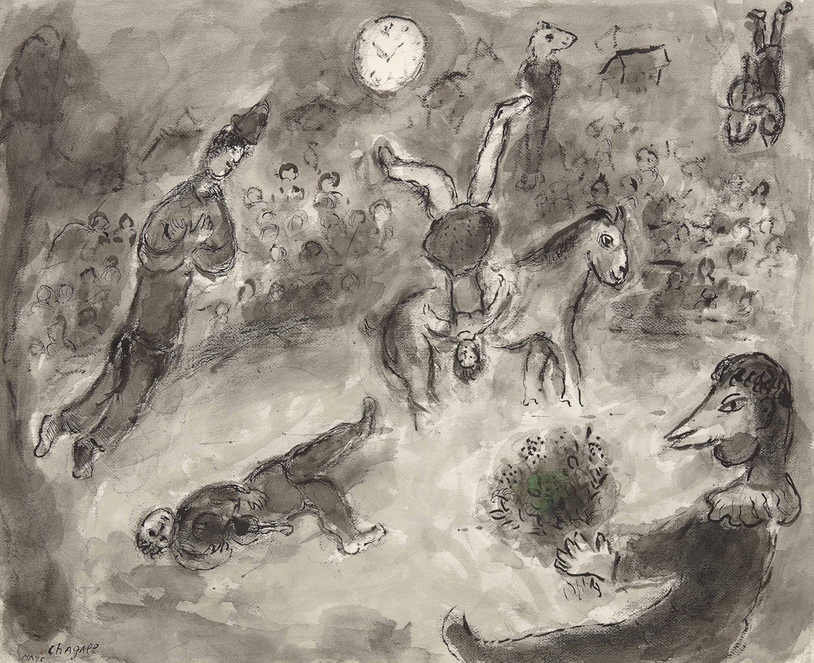 Le cirque by Marc Chagall